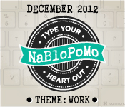 NaBloPoMo December 2012